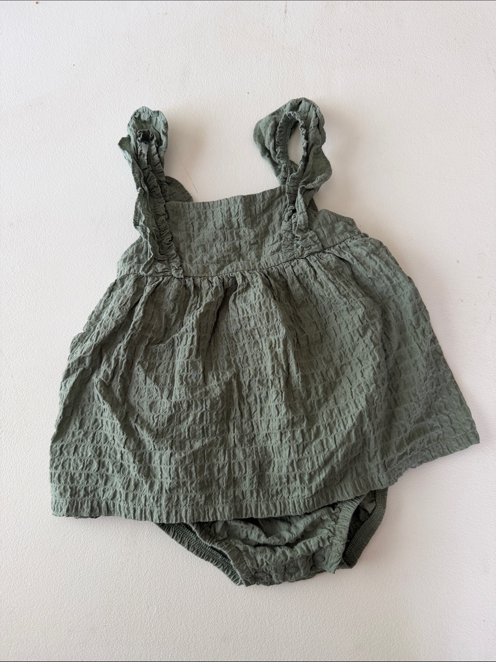 Carter's Sage Green Baby Romper